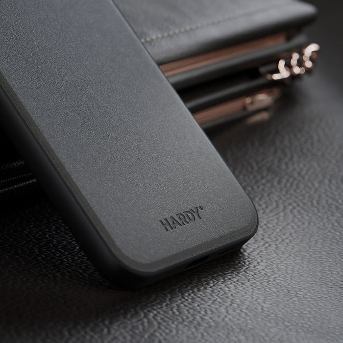 3mk Hardy Android Silky Leather MagCase for Samsung Galaxy S24+ - Black