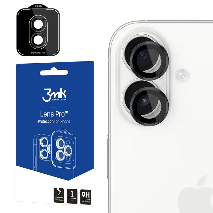 3mk Lens Protection Pro Camera Glass for iPhone 17 - Black