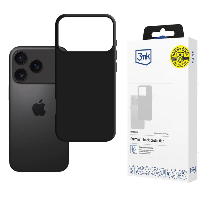3mk Matt Case for Apple iPhone 17 Pro - Black