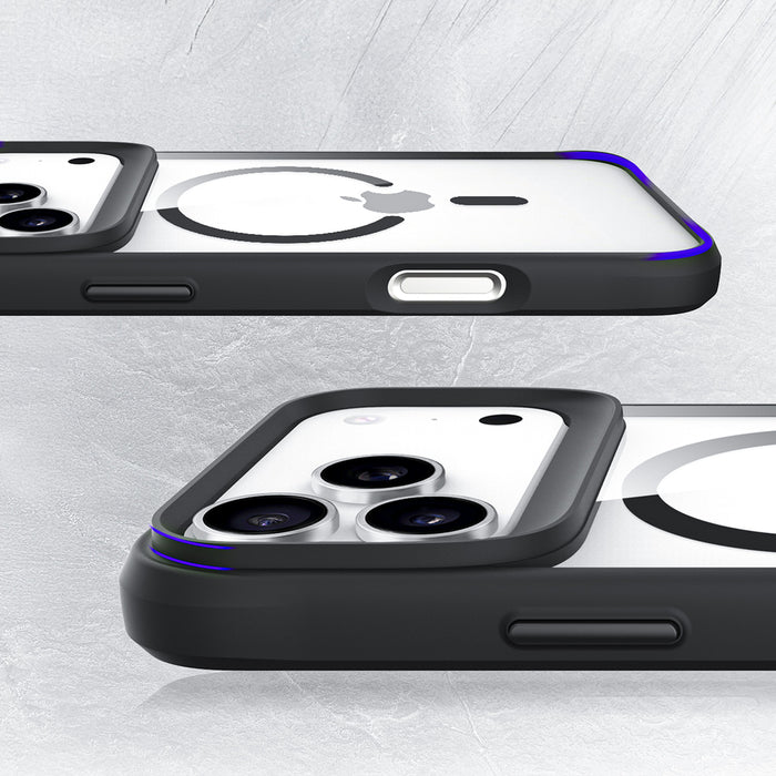 3mk Satin Armor MagCase for iPhone 17 Pro Max - Transparent Black