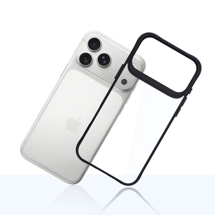 3mk Satin Armor Case+ for iPhone 17 Pro Max - Transparent Black