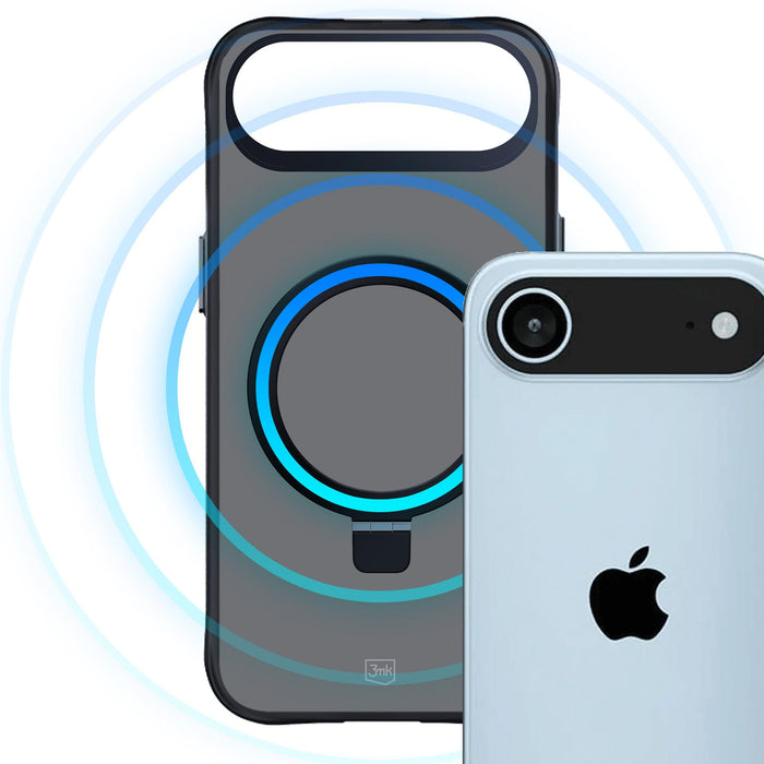 3mk Smoke Case Mag&amp;Stand for iPhone Air - Black