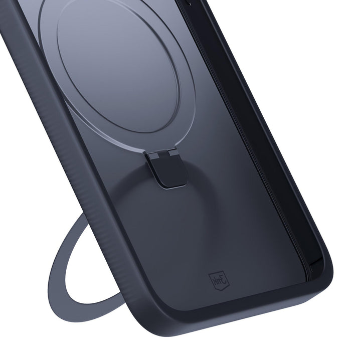 3mk Smoke Case Mag&amp;Stand for iPhone 17 - black