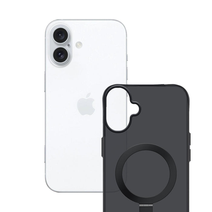 3mk Smoke Case Mag&amp;Stand for iPhone 17 - black
