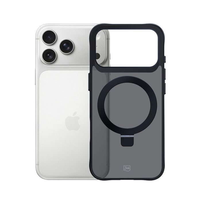 3mk Smoke Case Mag&amp;Stand for iPhone 17 Pro - Black