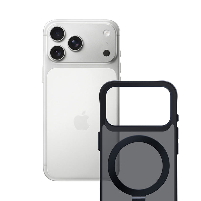 3mk Smoke Case Mag&amp;Stand for iPhone 17 Pro Max - Black