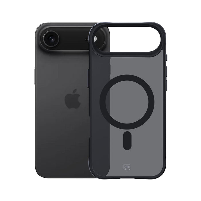 3mk Smoke MagCase for iPhone 17 Air - Black Semi-Transparent