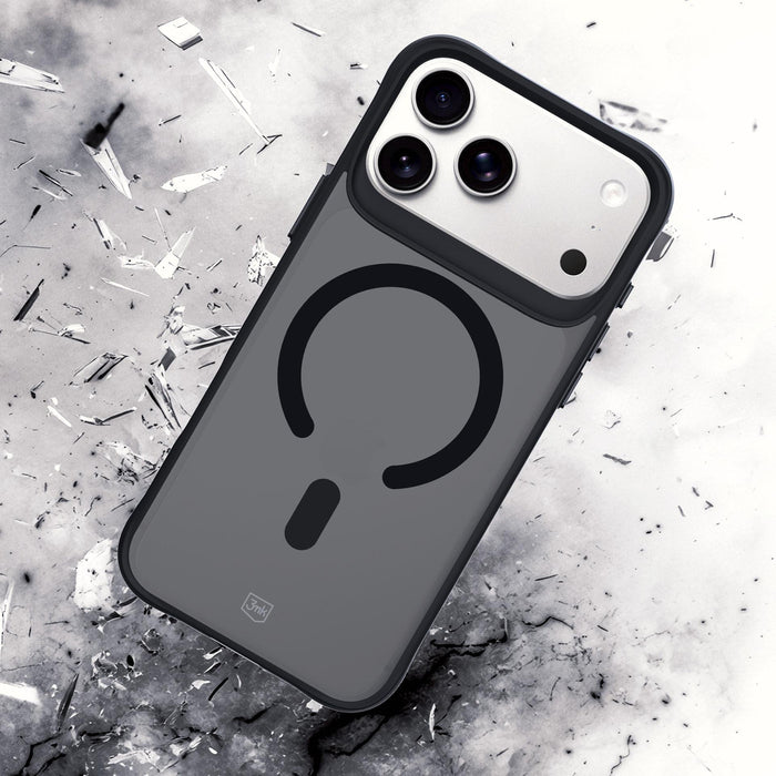 3mk Smoke MagCase for iPhone 17 Pro - Black Semi-Transparent