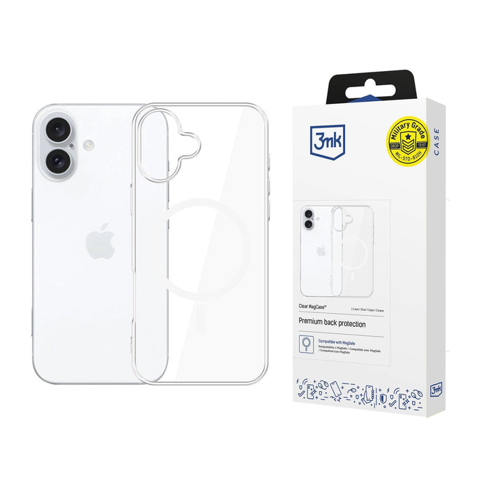 3mk Clear MagCase for Apple iPhone 17 - transparent