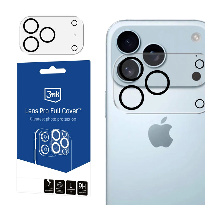 3mk Lens Pro Full Cover Camera Protector for iPhone 17 Pro Max