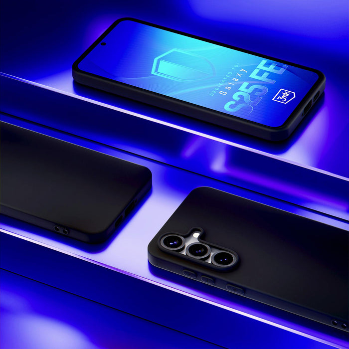 3mk Matt Case for Samsung Galaxy S25 FE - Matte Black