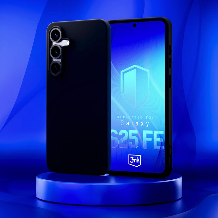 3mk Matt Case for Samsung Galaxy S25 FE - Matte Black