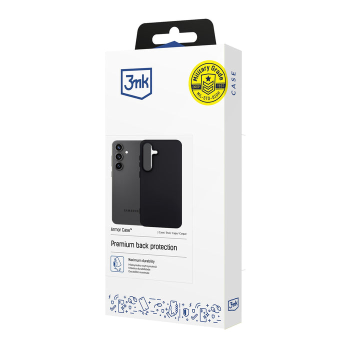 3mk Matt Case for Samsung Galaxy S25 FE - Matte Black