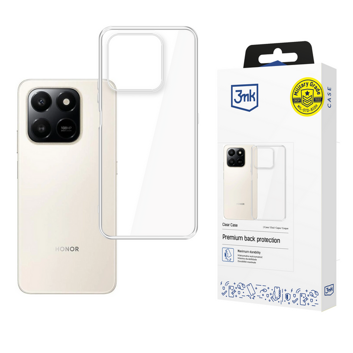 3mk Clear Case for Honor 400 Smart 4G/5G - transparent