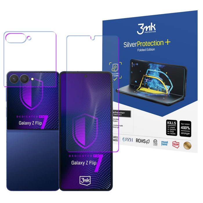 3mk SilverProtection+ Folded Edition protective film for Samsung Galaxy Z Flip 7
