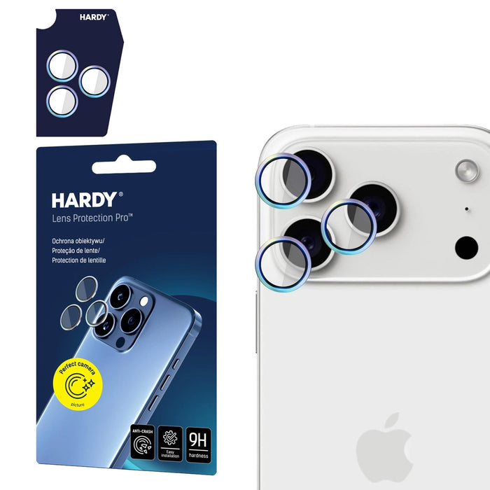 3mk HARDY Lens Protection Pro Glass for iPhone 17 Pro / 17 Pro Max - Multicolor