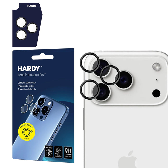 3mk HARDY Lens Protection Pro lens glass for iPhone 17 Pro / 17 Pro Max - black