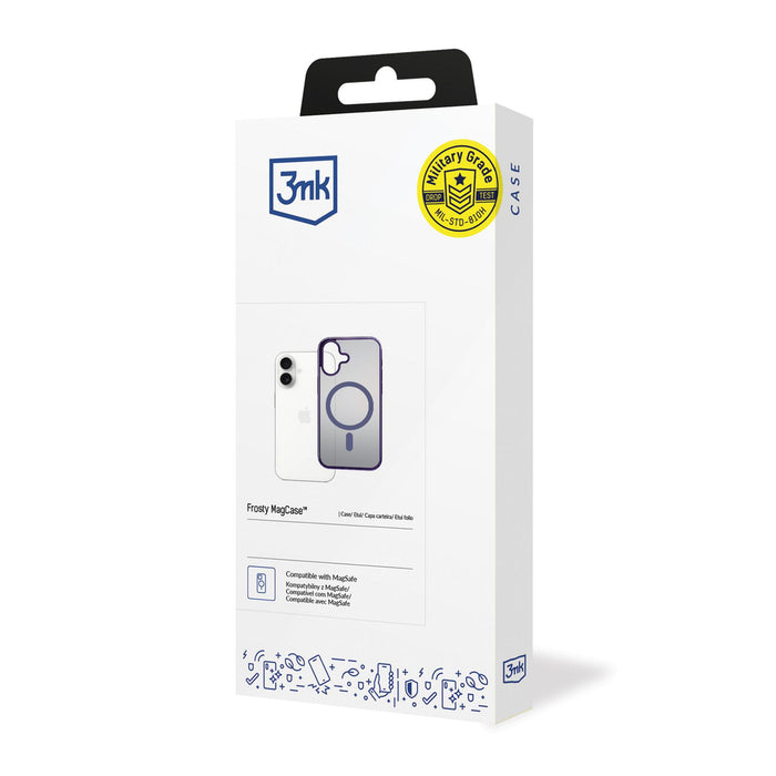 3mk Frosty MagCase for iPhone 17 - purple