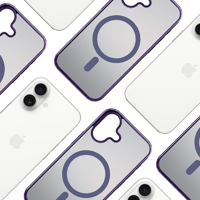 3mk Frosty MagCase for iPhone 17 - purple