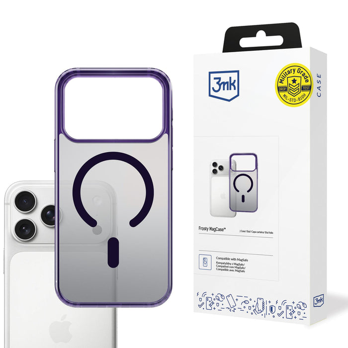 3mk Frosty MagCase for iPhone 17 Pro - Purple