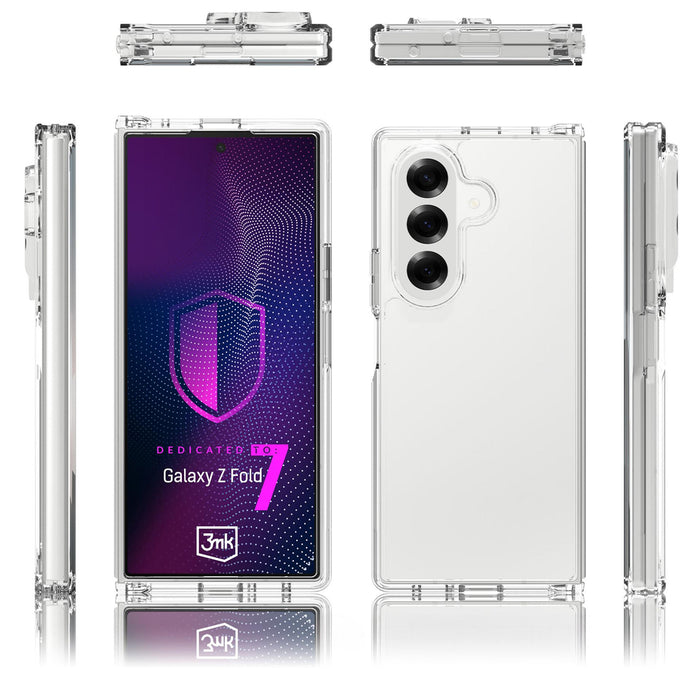 3mk Armor Case for Samsung Galaxy Z Fold 7 - Transparent