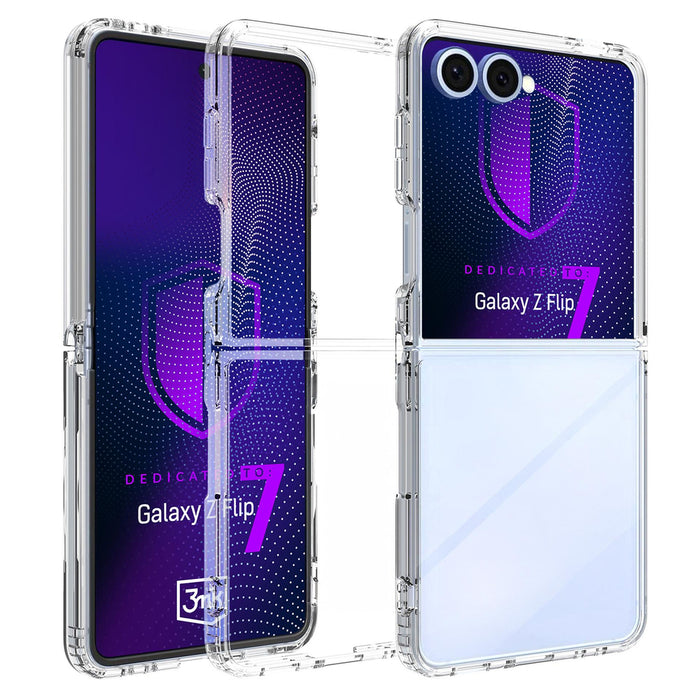 3mk Armor Case for Samsung Galaxy Z Flip 7 - Transparent