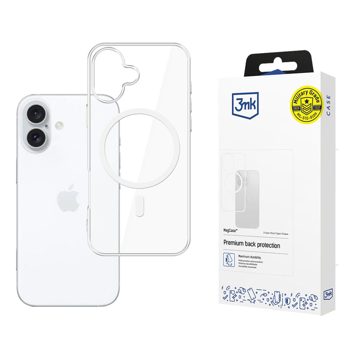 3mk MagCase for iPhone 17 - transparent