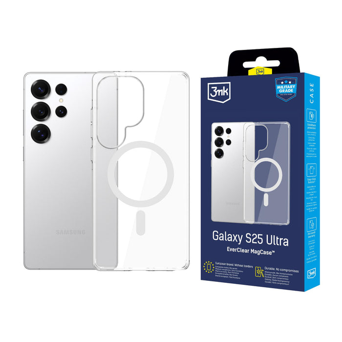3mk EverClear MagCase for Samsung Galaxy S25 Ultra - transparent