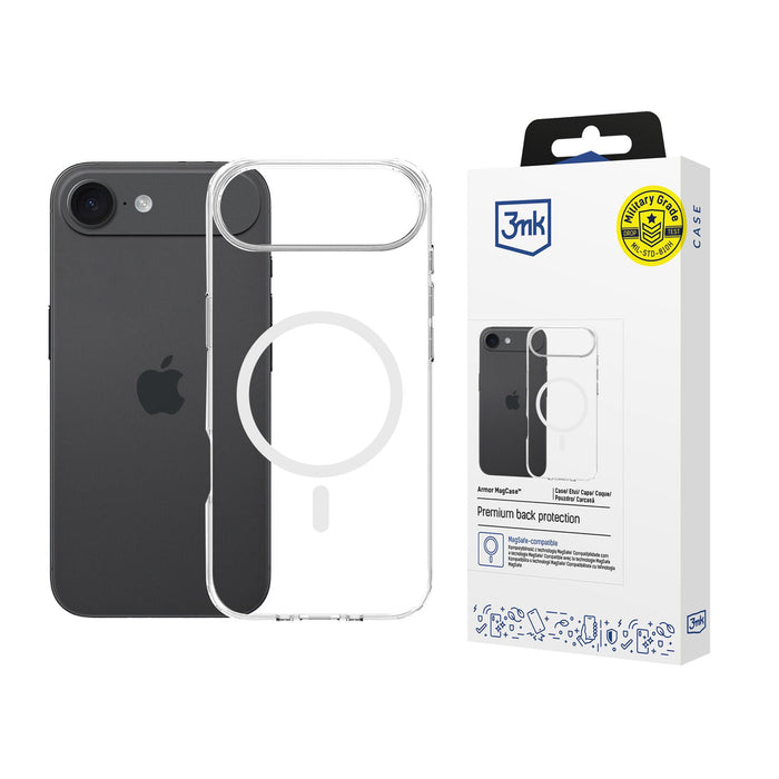 3mk Armor MagCase for iPhone 17 Air - Transparent