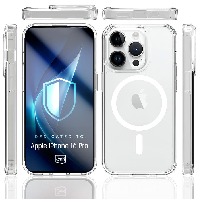 3mk Armor MagCase for iPhone 16 Pro - Transparent
