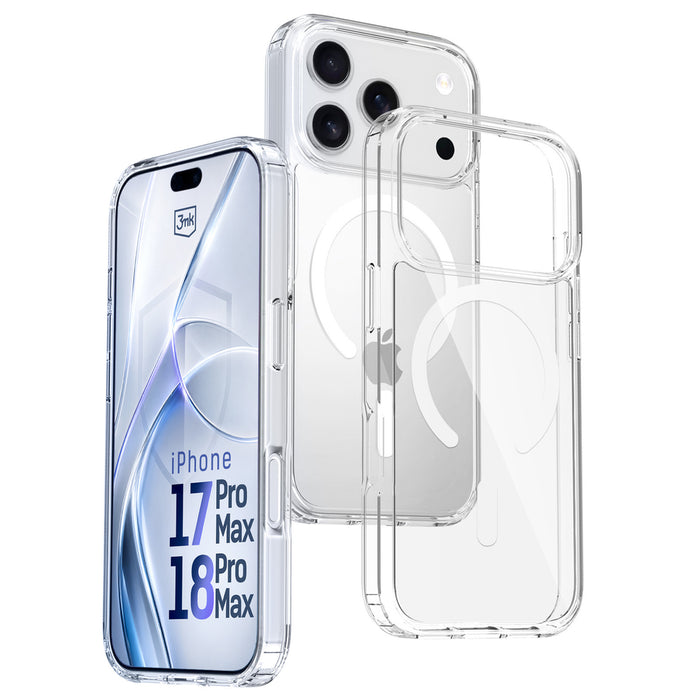 3mk Armor MagCase for iPhone 17 Pro Max - Transparent