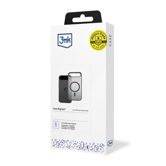 3mk Frosty MagCase for iPhone 17 Air - Black