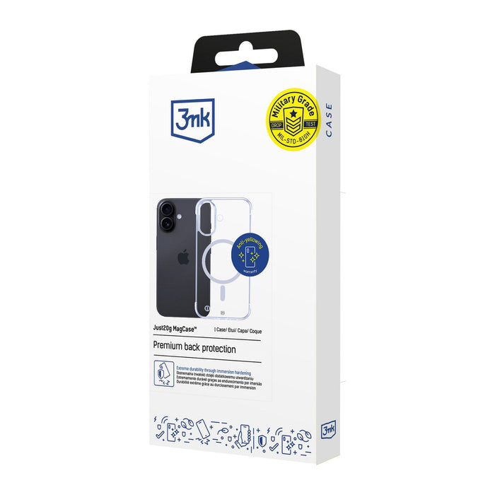 3mk Just20g MagCase for iPhone 17 - transparent