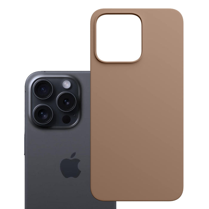 3mk Hardy MagSilicone Case for iPhone 15 Pro Max - Brown