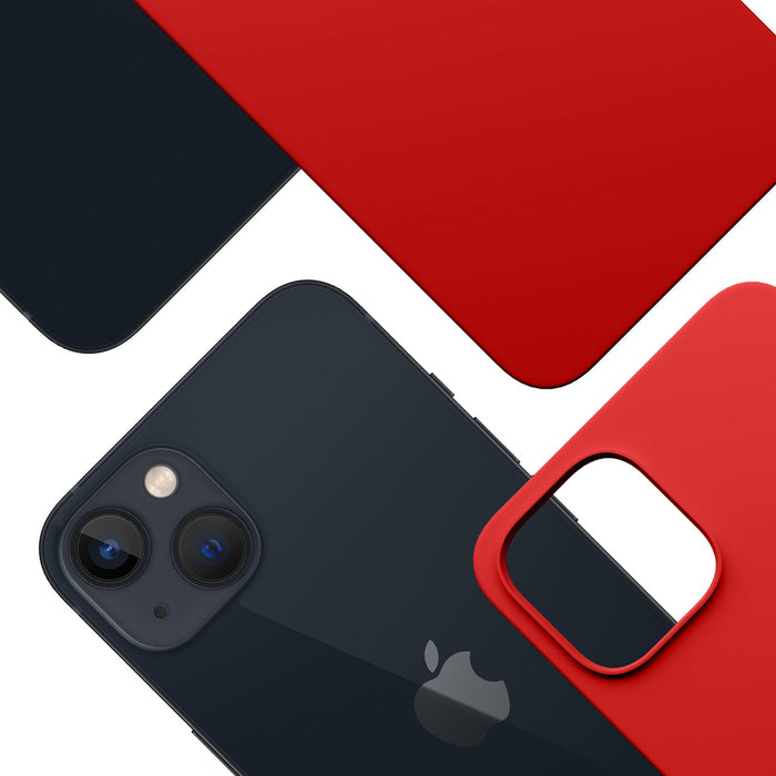 3mk Hardy MagSilicone iPhone 13 Case - Red