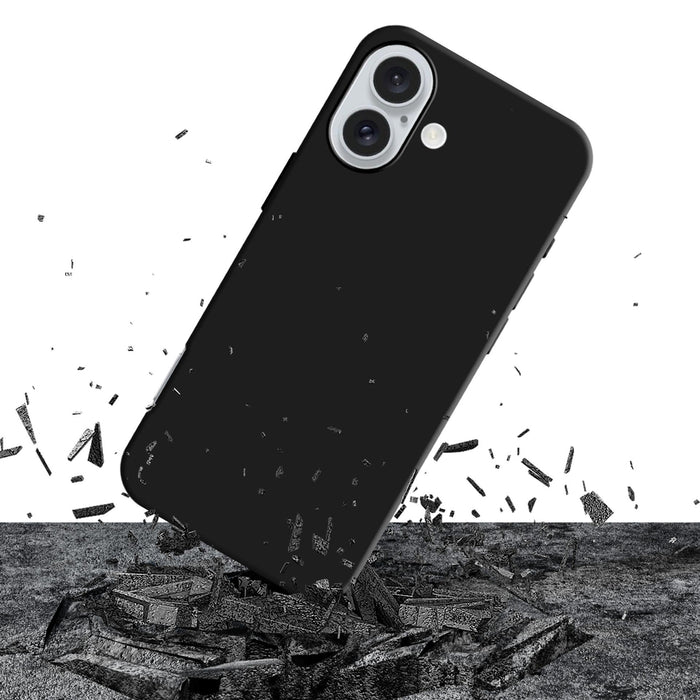 3mk Matt Case Pro for iPhone 16 - matte black