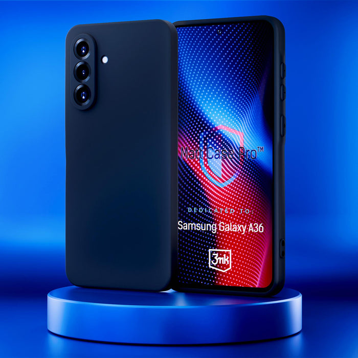 3mk Matt Case Pro for Samsung Galaxy A36 - matte black