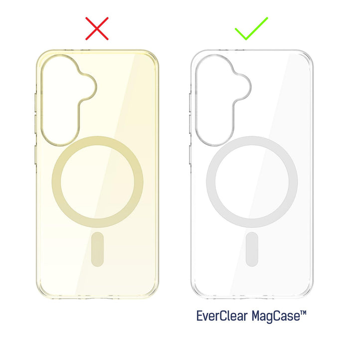 3mk EverClear MagCase for Samsung Galaxy S25 - transparent
