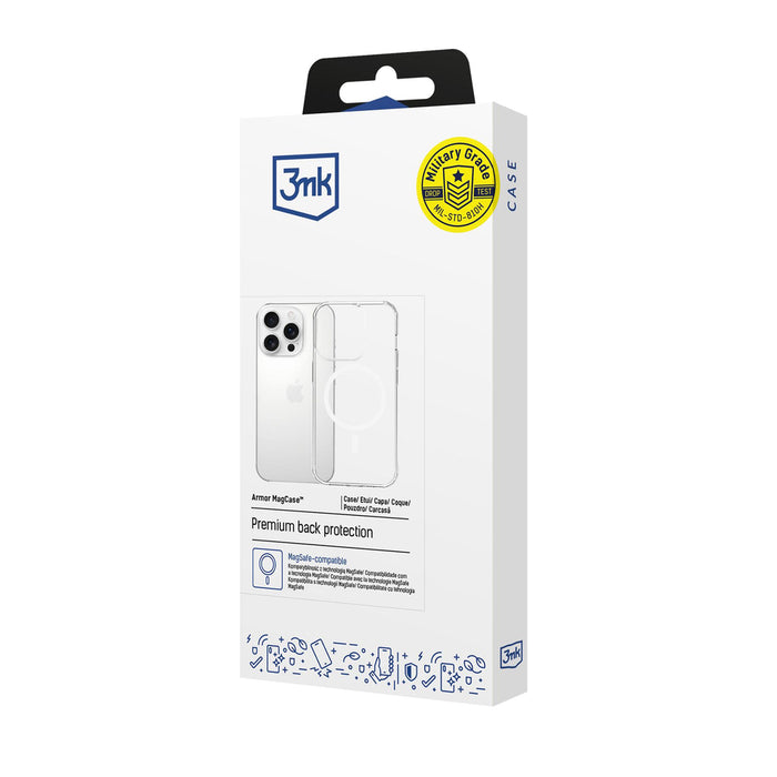 3mk Armor MagCase for iPhone 15 Pro - Transparent