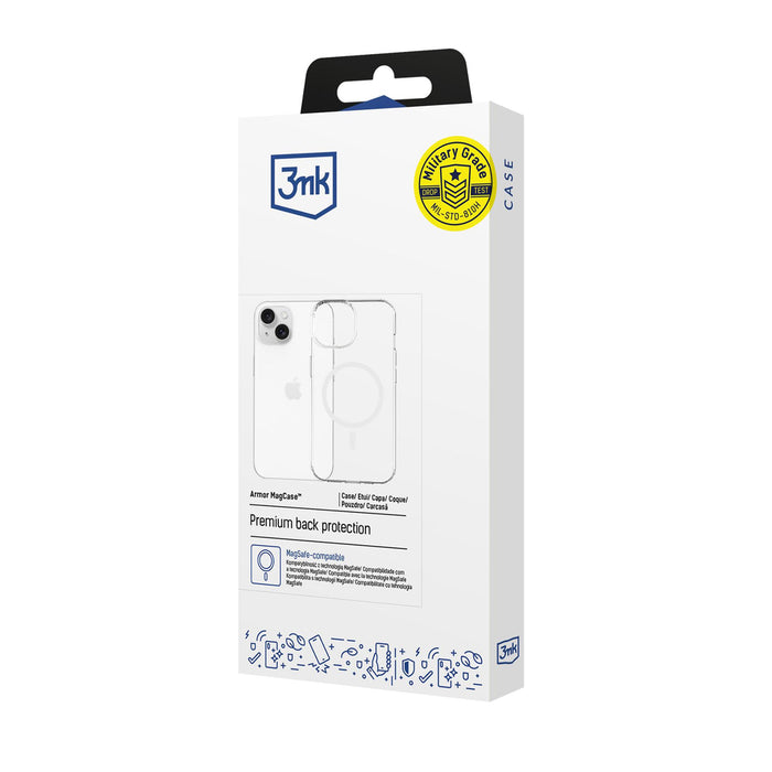 3mk Armor MagCase for iPhone 13 / 14 - transparent
