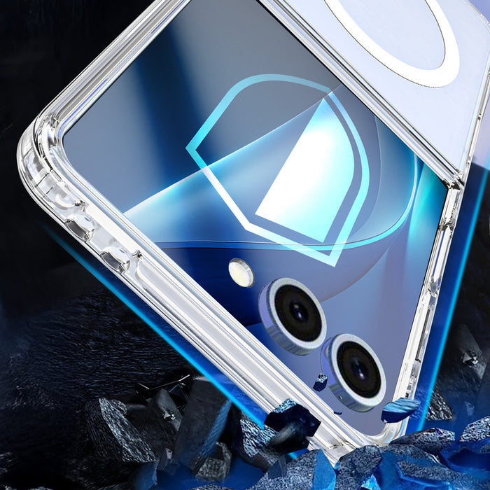 3mk Armor MagCase for Samsung Galaxy Z Flip 7 - Transparent