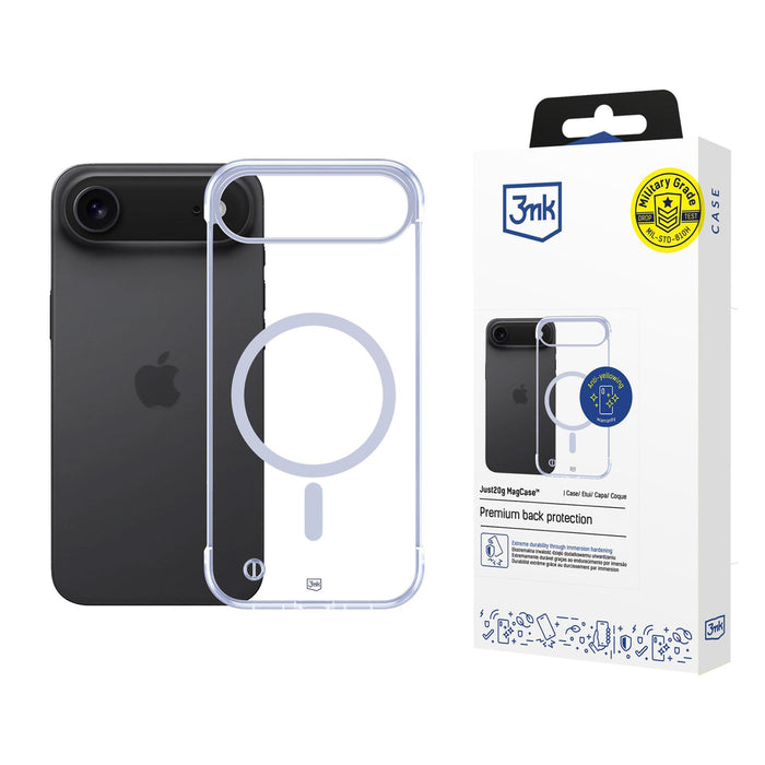 3mk Just20g MagCase for iPhone 17 Air - Transparent