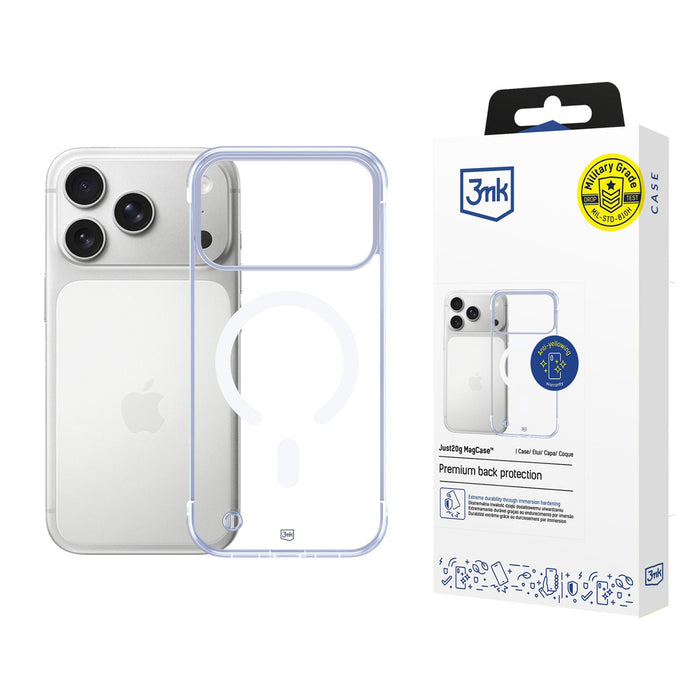 3mk Just20g MagCase for iPhone 17 Pro - transparent