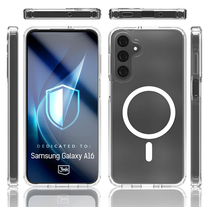 3mk Armor MagCase for Samsung Galaxy A16 4G / 5G - Transparent