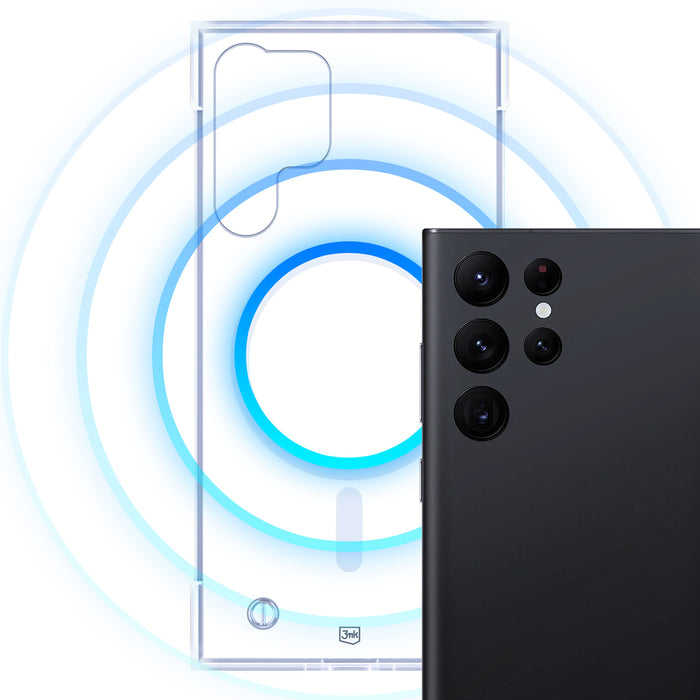 3mk Just20g MagCase for Samsung Galaxy S23 Ultra - Transparent