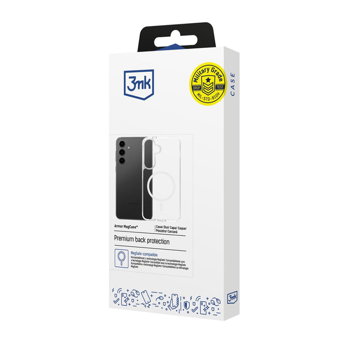 3mk Armor MagCase for Samsung Galaxy S24 / S25 - Transparent