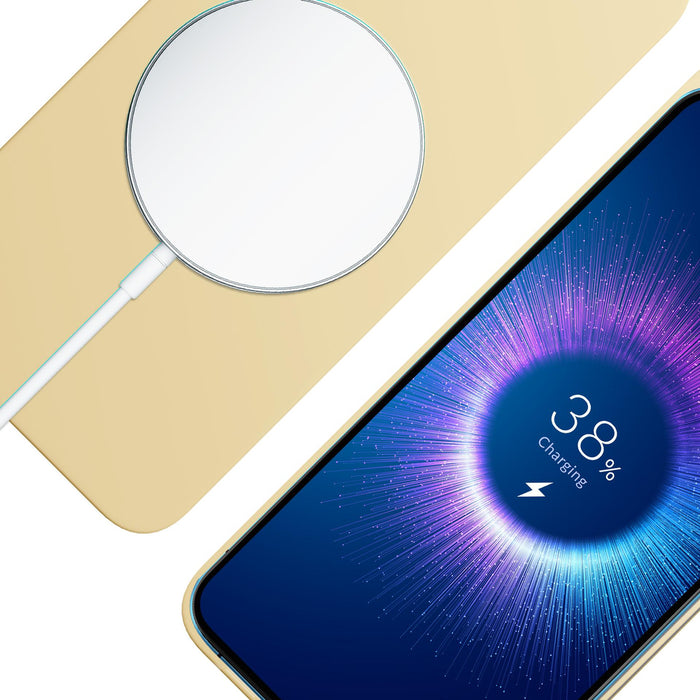 3mk Hardy MagSilicone case for Apple iPhone 15 Plus - yellow