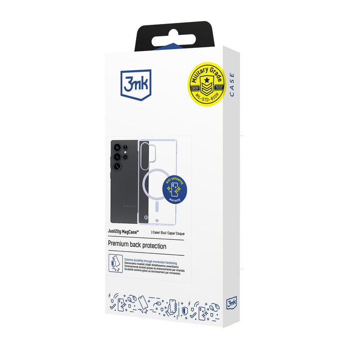 3mk Just20g MagCase for Samsung Galaxy S25 Ultra - Transparent