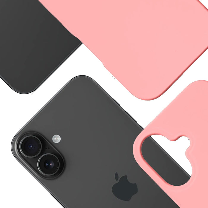 3mk Hardy MagSilicone Case for Apple iPhone 16 - Pink