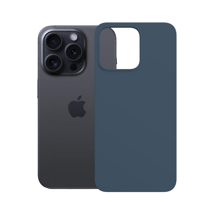3mk Hardy MagSilicone Case for Apple iPhone 15 Pro Max - Navy Blue